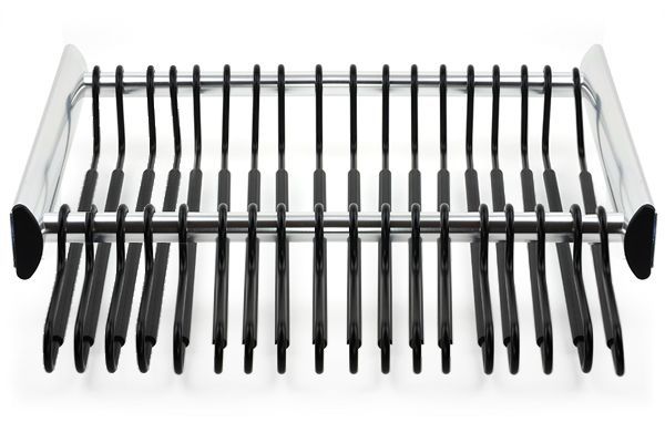 Chrome Color Option for Synergy Pants Rack Organizer