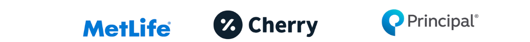 A row of logos including metlife cherry and delta dental