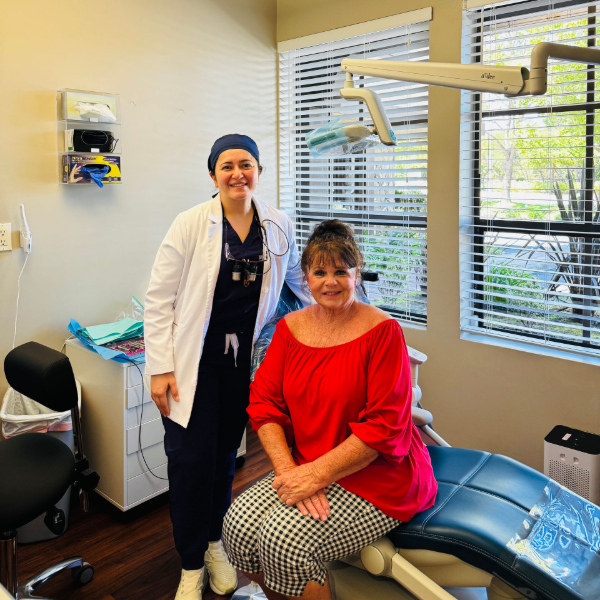 Dr. Palan With the Patient