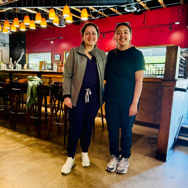 Dr. Palan and Dental Assistant Nikkita