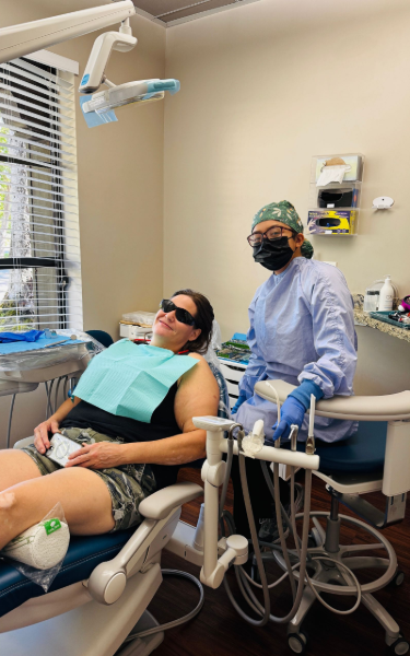 Dental Assistant Nikkita With the Patient