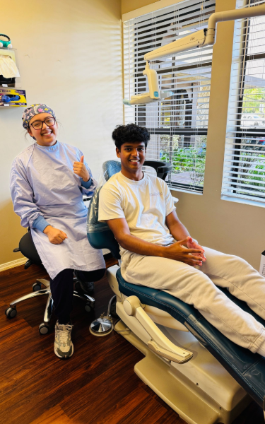 Dental Assistant Nikkita With the Patient