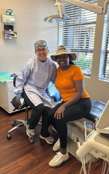 Dental Assistant Nikkita With the Patient