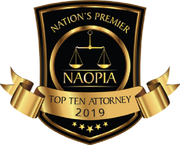 Logo for the NAOPIA Top Ten Attorney 2019