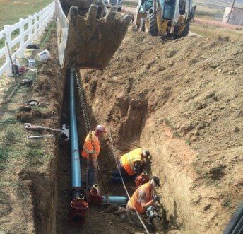 Water Lines - excavation in Laporte, CO