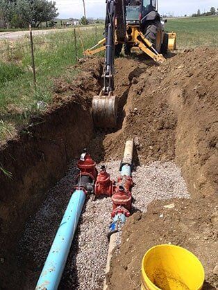 Underground Pipes — Road Grading in Laporte, CO