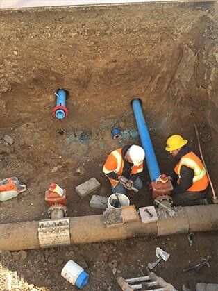 Two Contractors Doing Their Work — Road Grading in Laporte, CO