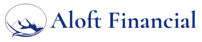 A logo for a company called aloft financial