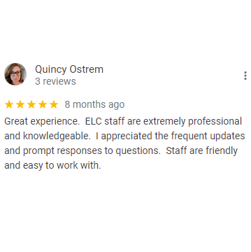 5-star review from Quincy Ostrem