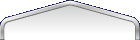 A white triangle with a blue border on a white background.