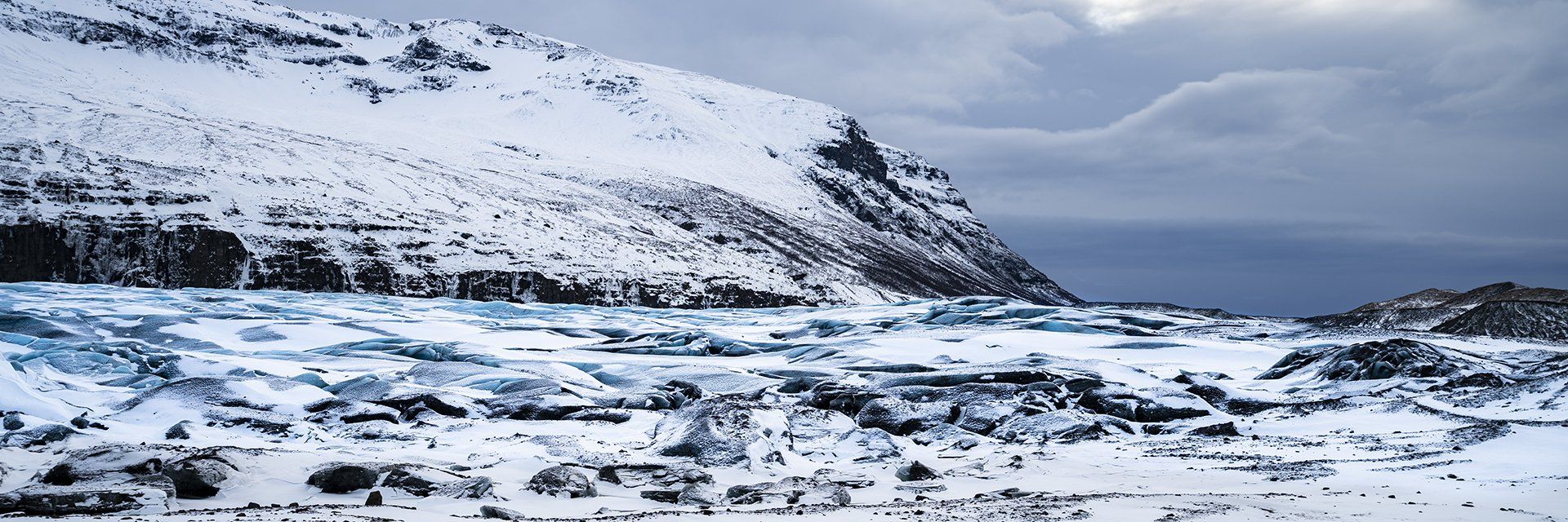 Ice Sea Mountain Backdrop