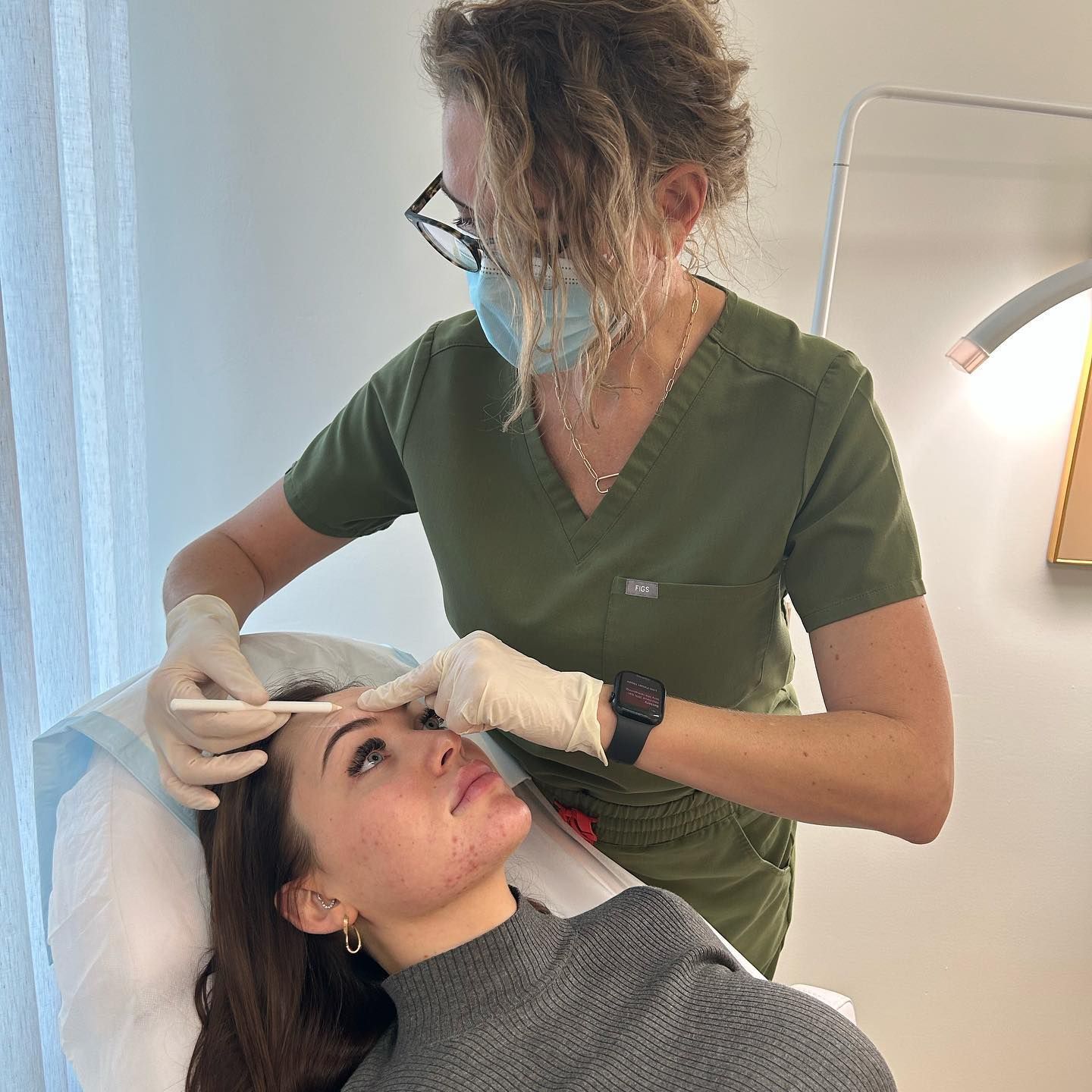 One Of Our Nurses Administering an Anti Wrinkle Injection — Botox in Wollongong