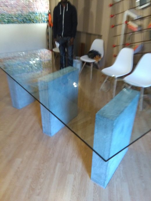 tavolo di cristallo