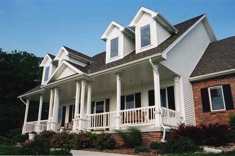 Home Windows — Another View of Two-Story House in Lincoln, NE