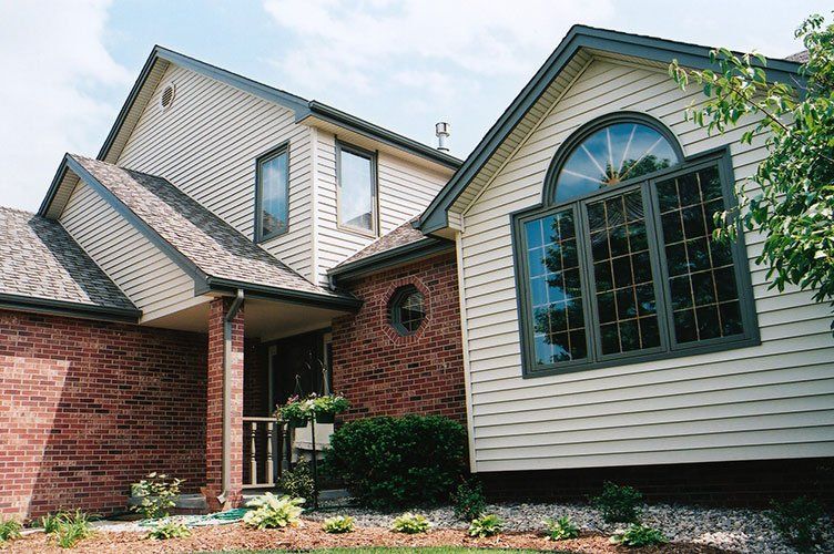 Window and Siding — Modern House in Lincoln, NE