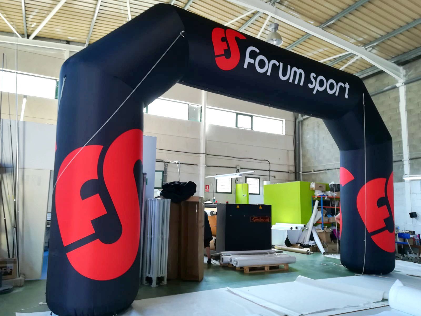 arco hinchable deporte