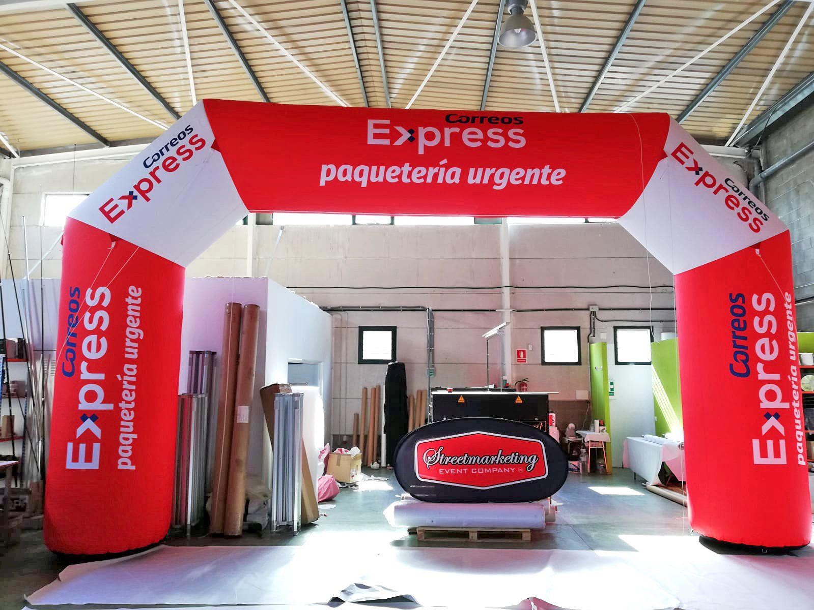 arco hinchable street