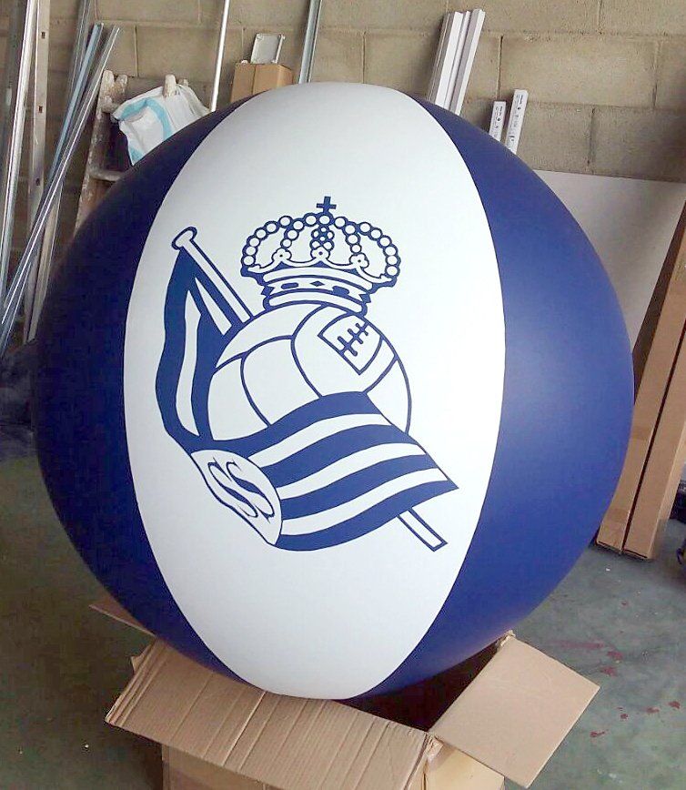 balon hinchable real sociedad