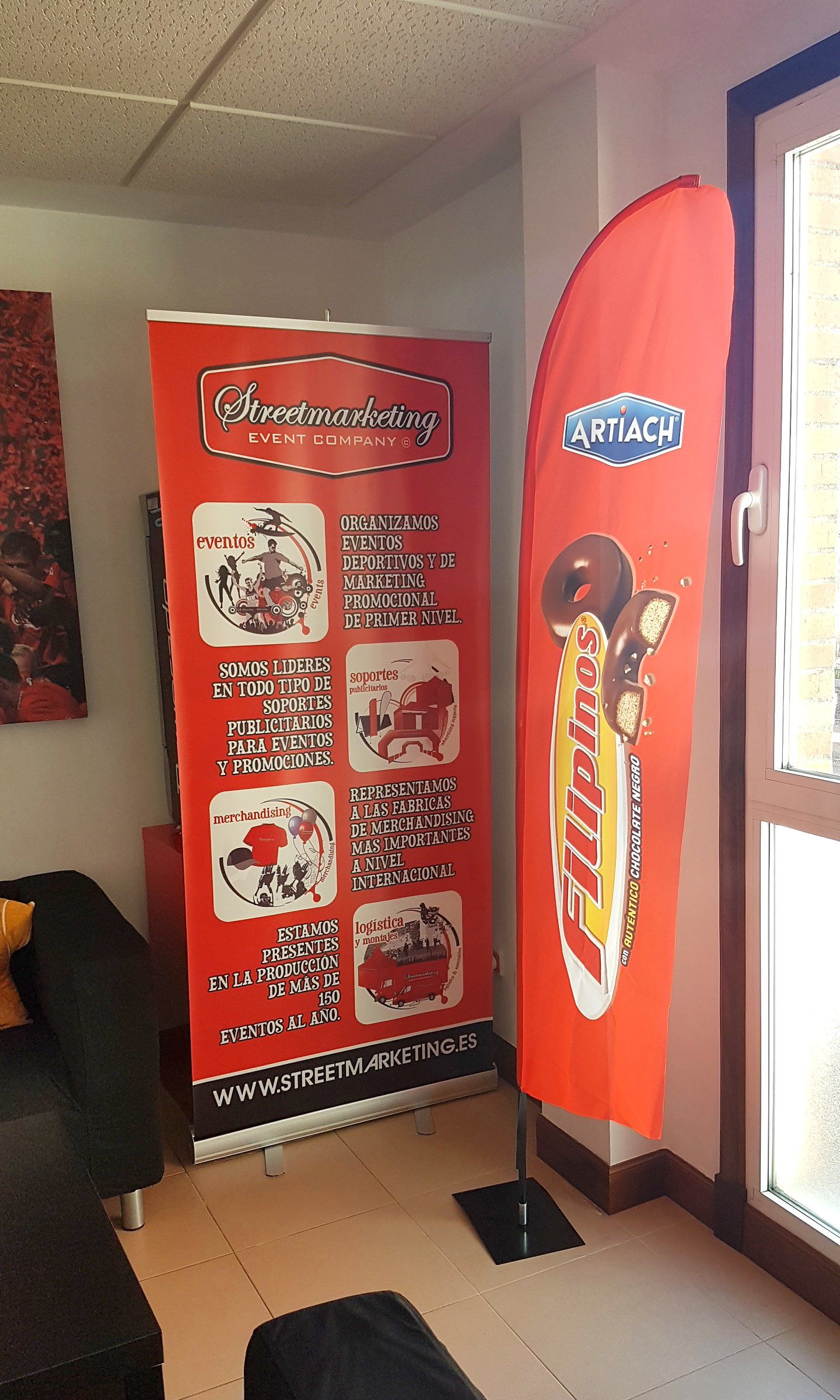 bandera punto de venta