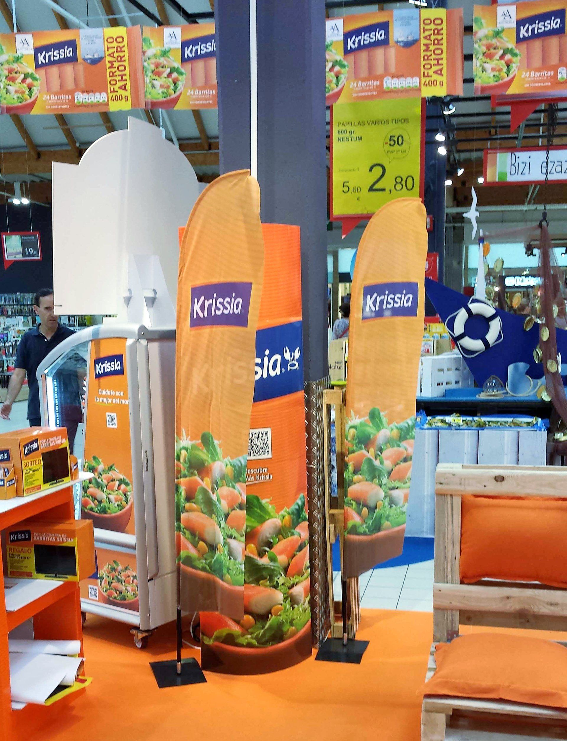 estandartes punto de venta