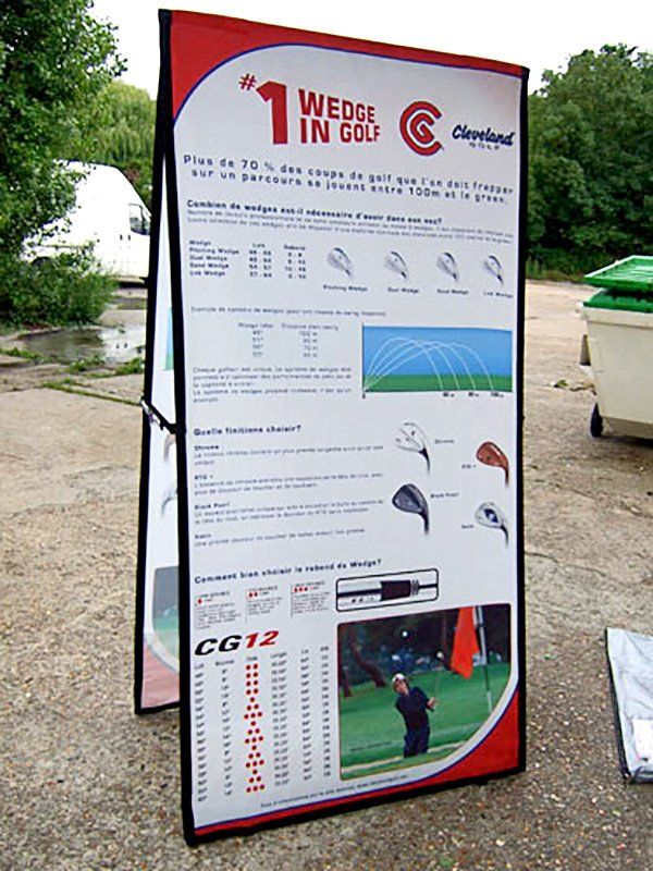 golf banner señal