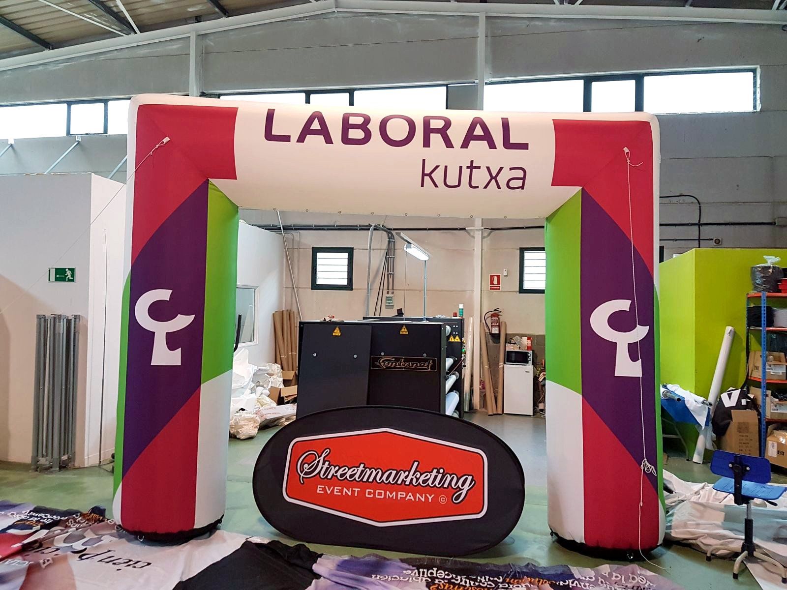 hinchable arco laboral kutxa