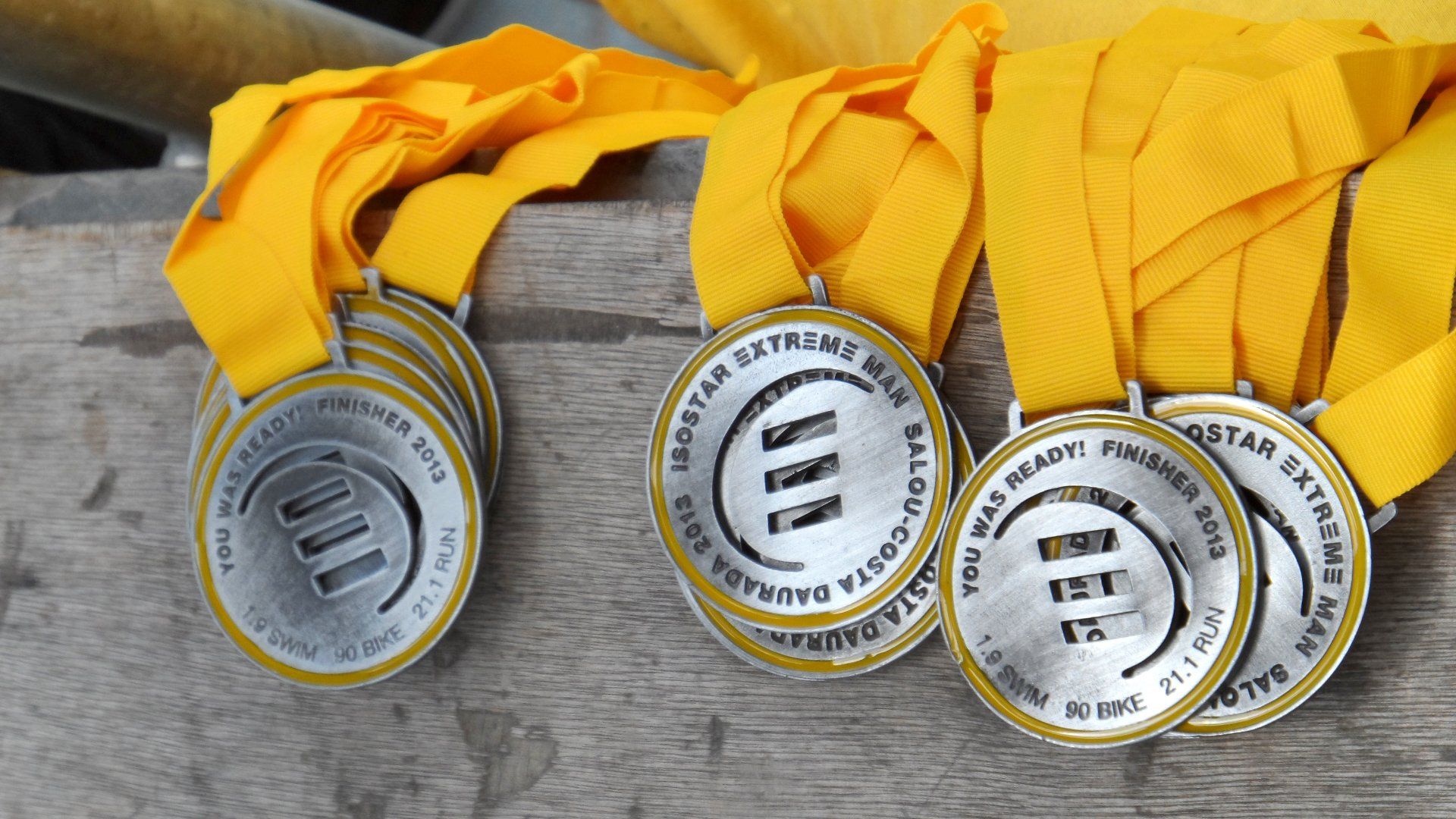 medallas triathlon