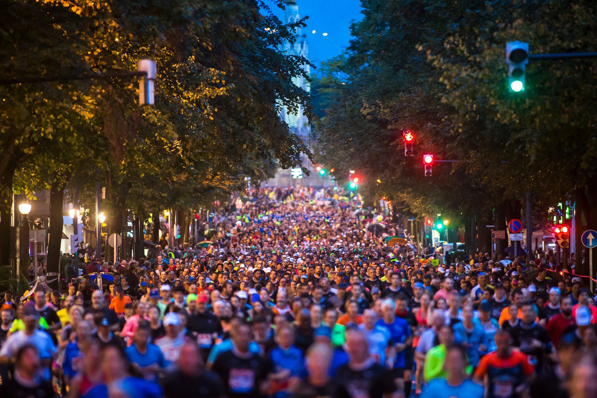 Bilbao night marathon