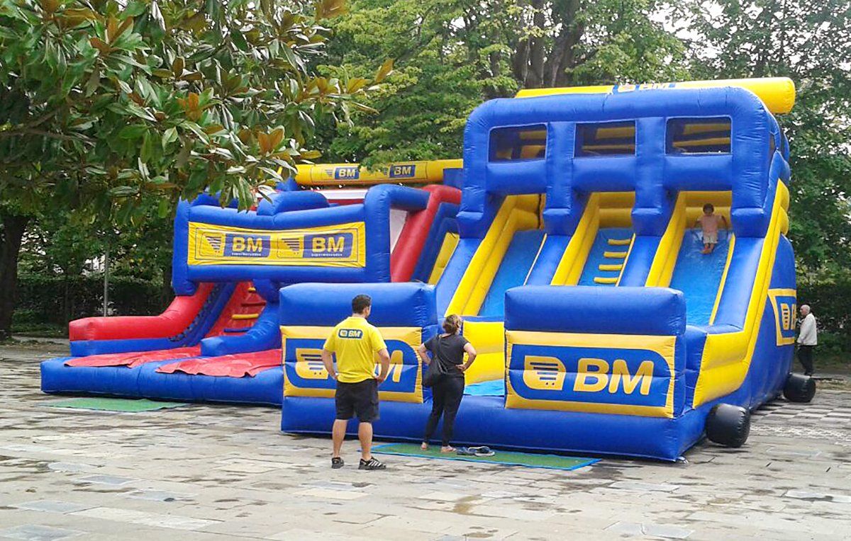 toboganes hinchables