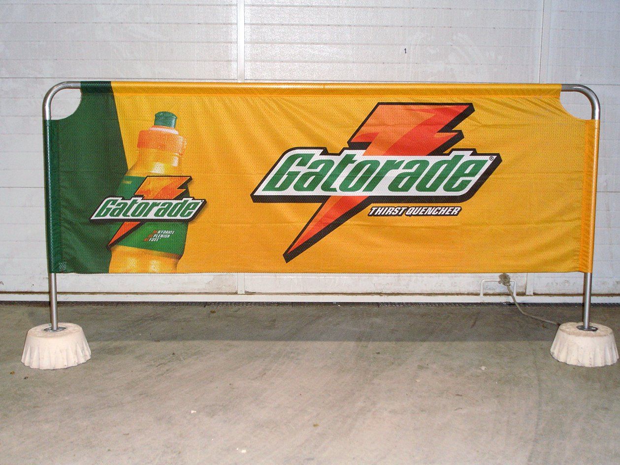 valla portatil personalizada