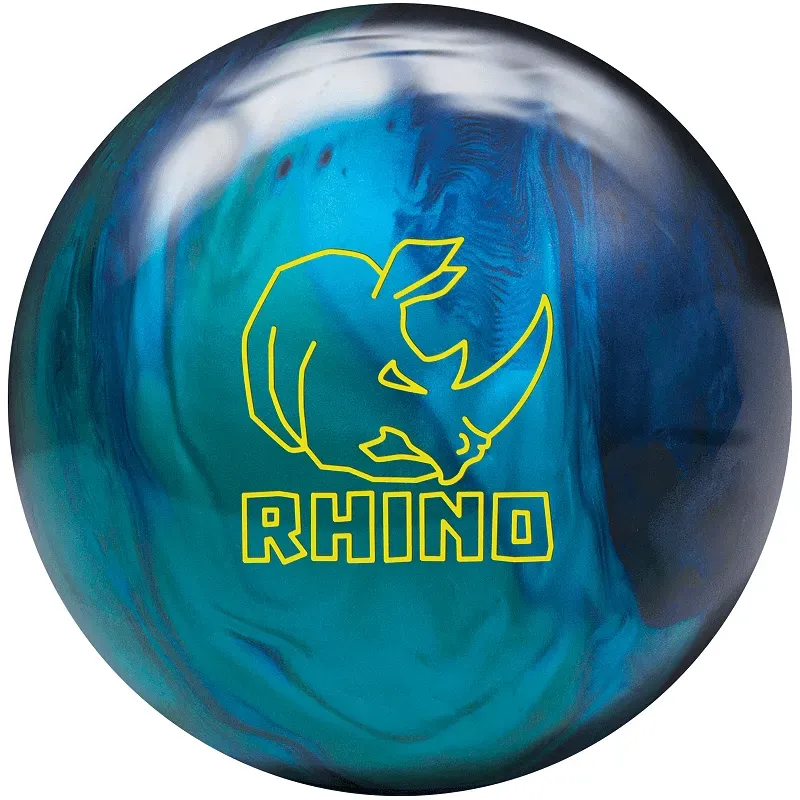 Brunswick Rhino Cobalt Teal Aqua Pearl Bowling Ball