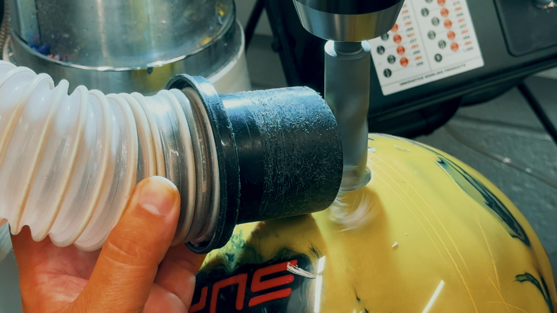 bowling ball drilling