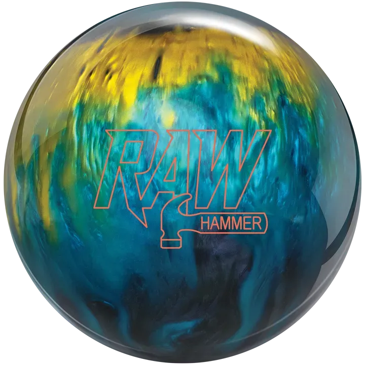 Hammer Raw Hammer Smoke Blue Gold Bowling Ball