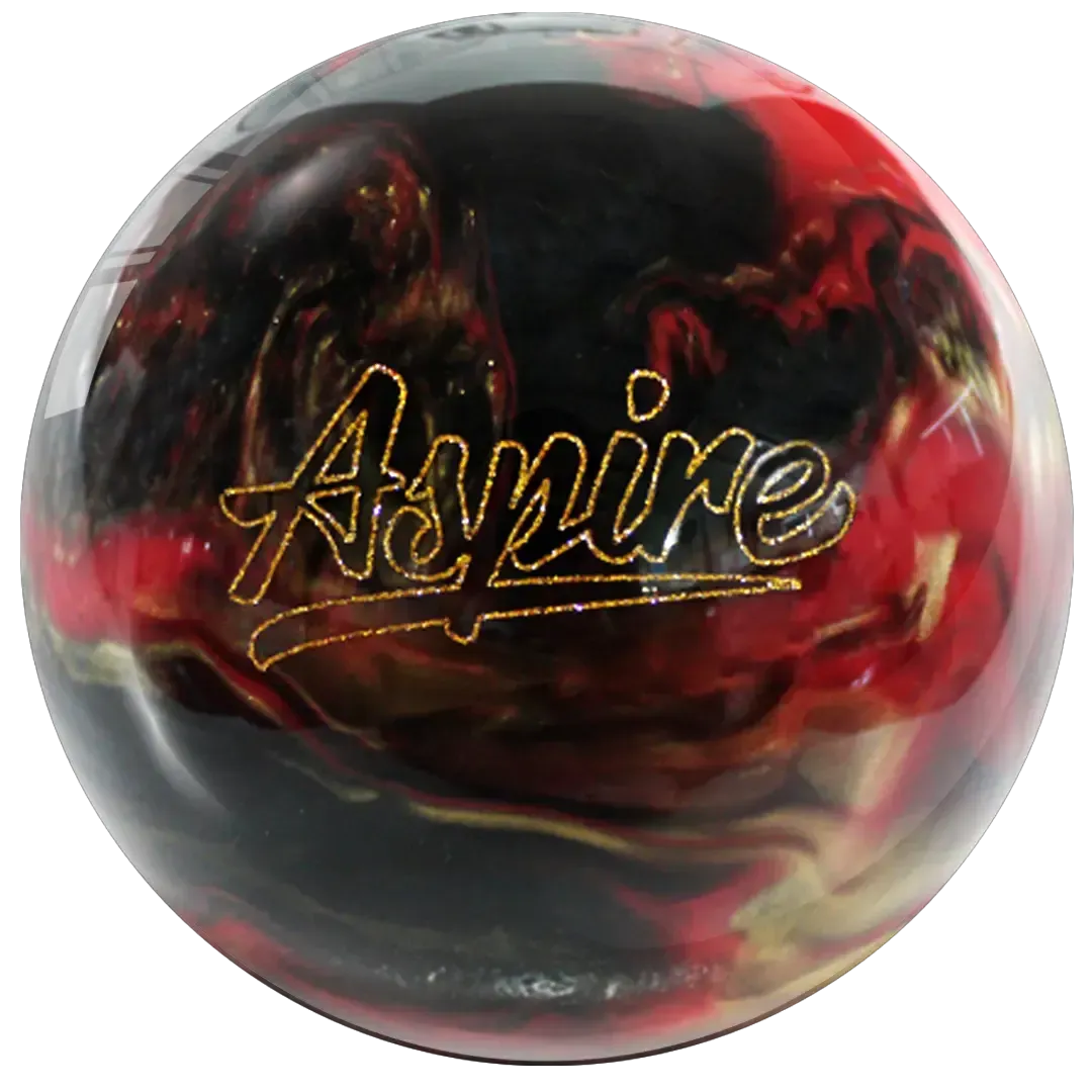 Motiv Aspire Black Red Gold Bowling Ball