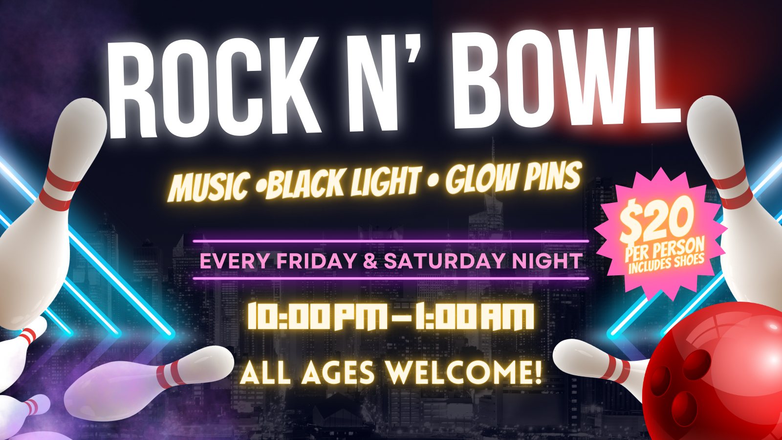 Rock N Bowl at Fairway Lanes