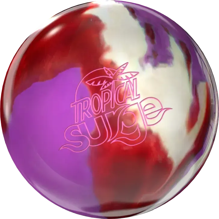 Storm Tropical Surge Red White Purple Bowling Ball
