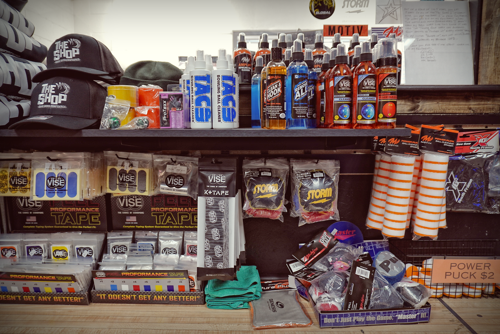 bowling accessories for sale at fairway lanes