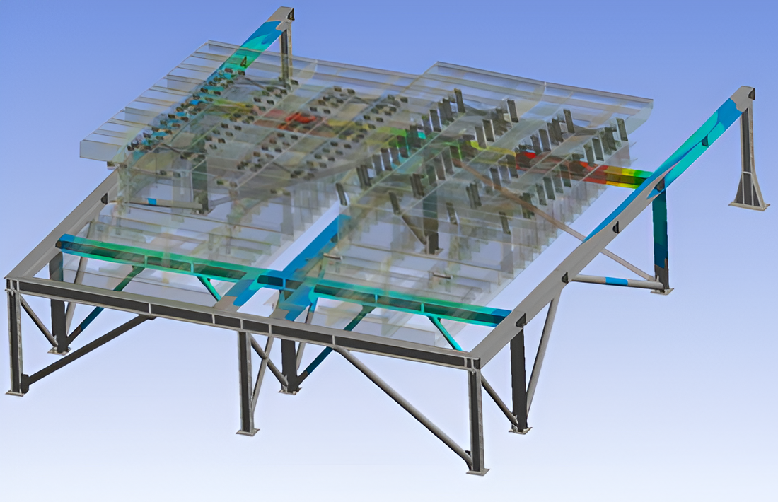 Simuleringsmodel_Finite element metode_analyse_FEA_Kirkholm Maskiningeniører