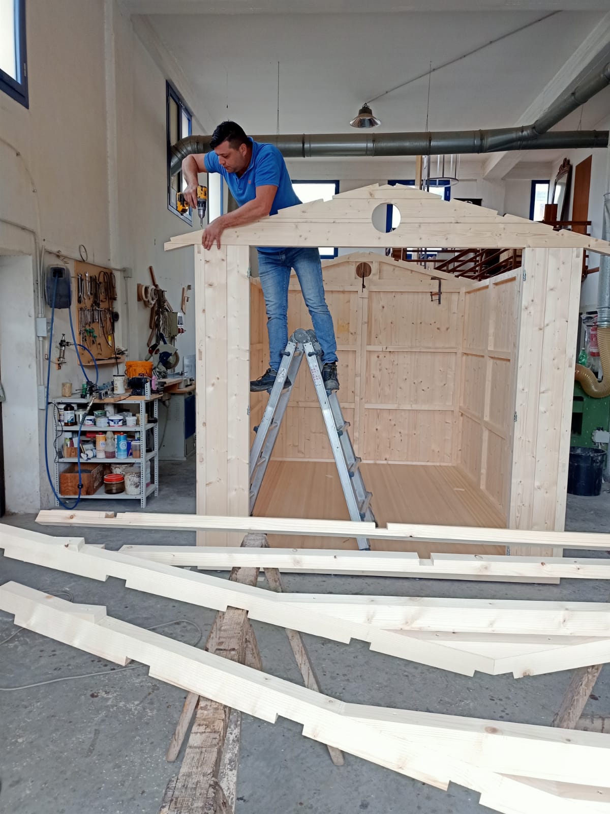 costruzione casetta in legno personalizzata