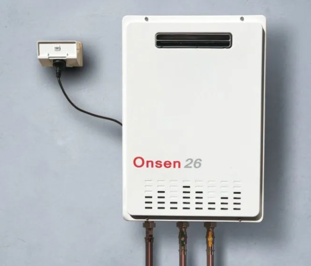 White tankless water heater, 