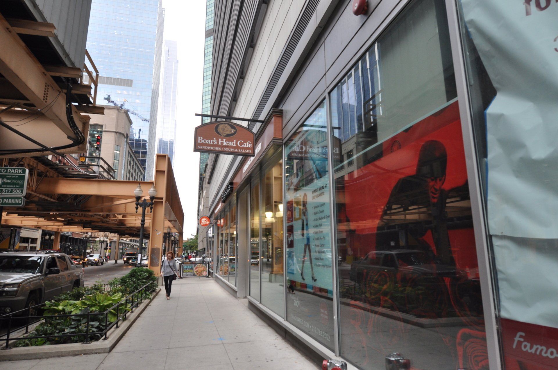 A store front with a sign that says famous