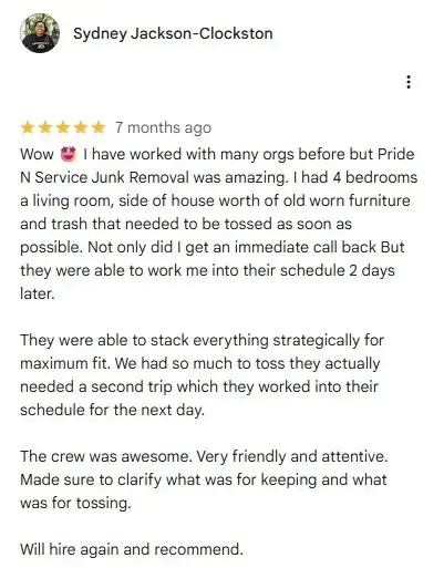 Sydney Jackson-Clockston Review