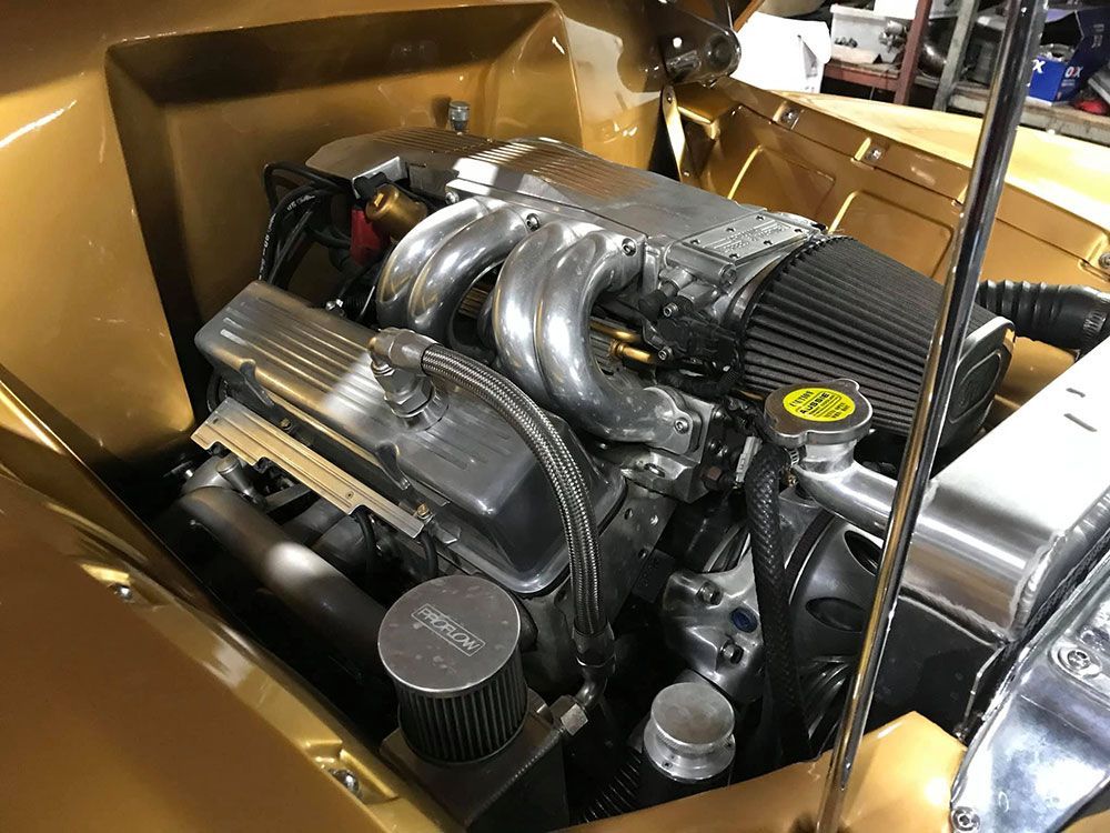 Classic Car Engine Bay in Immaculate Condition — Lavington Auto Electrical in Beechworth, VIC