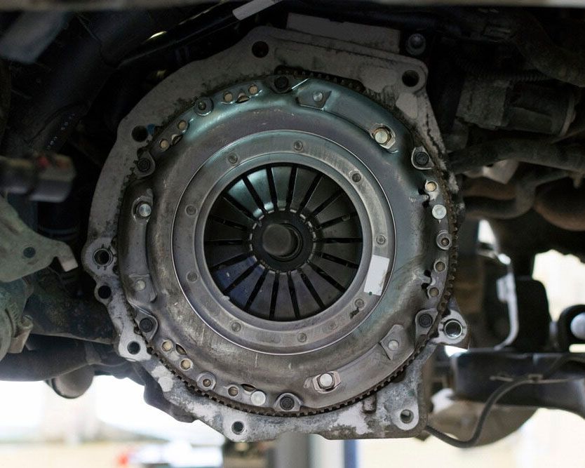 Close-Up View of a Car's Clutch Mechanism — Lavington Auto Electrical in Rutherglen, VIC
