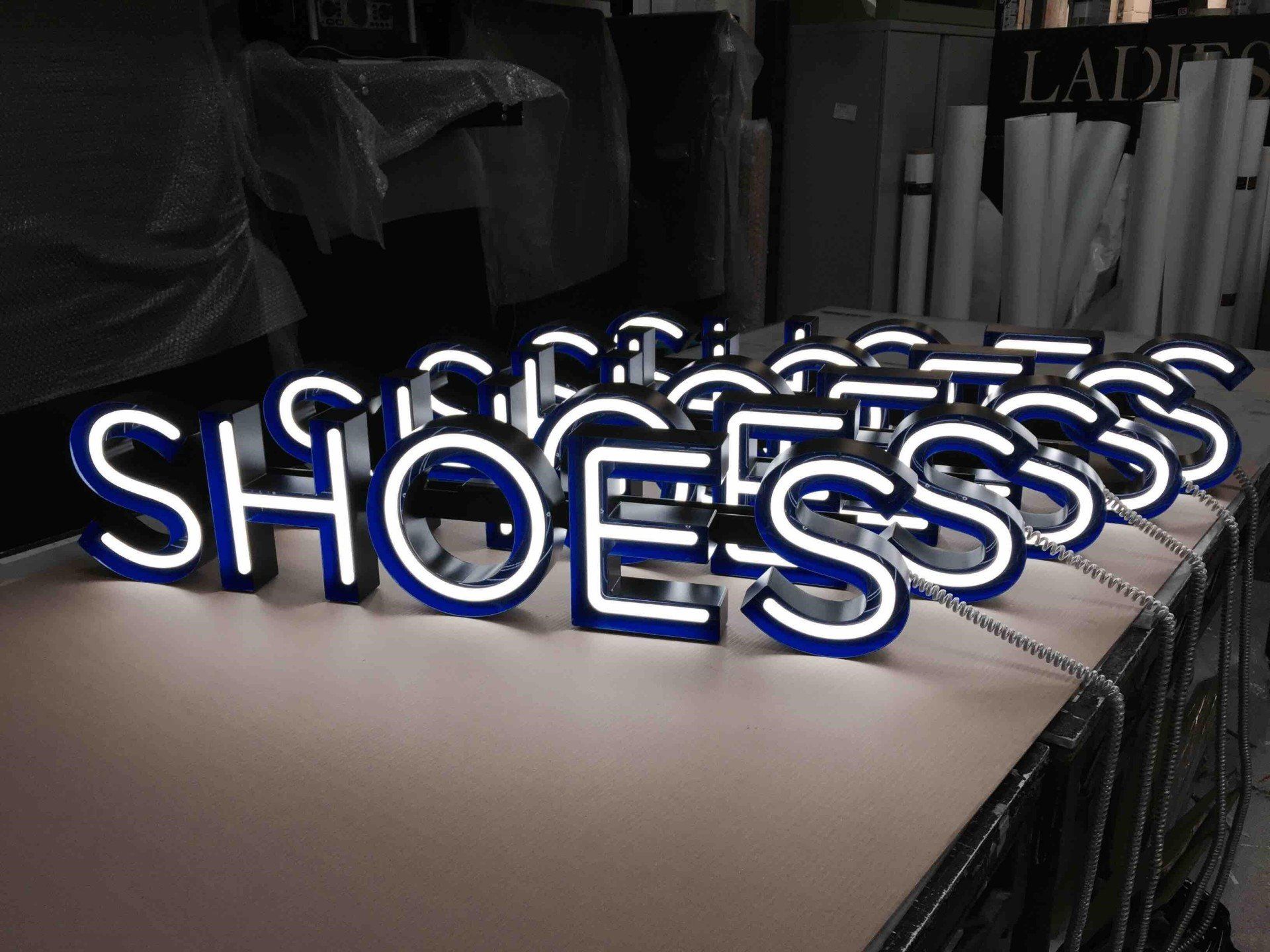 led neon 3d signage 3d neon signs hertfordshire