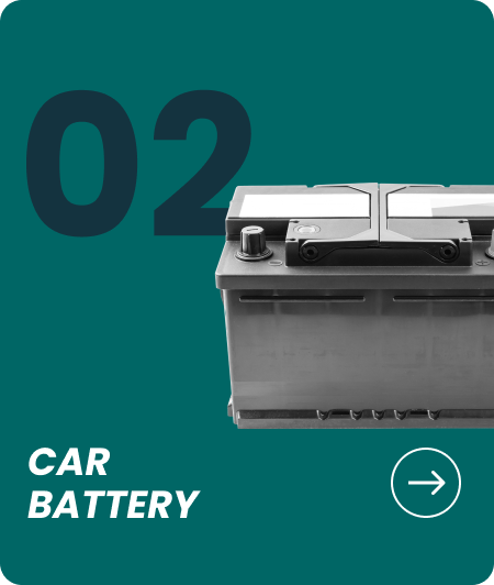 "02" with a car battery, grayscale |  Lucky Autolabs