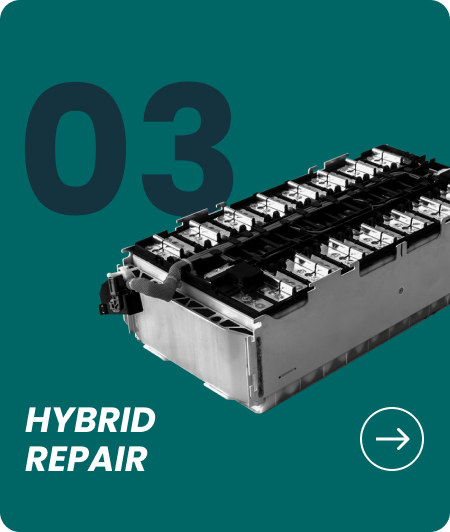 "03" appears over a grayscale, rectangular battery module with numerous compartments and wiring |  Lucky Autolabs