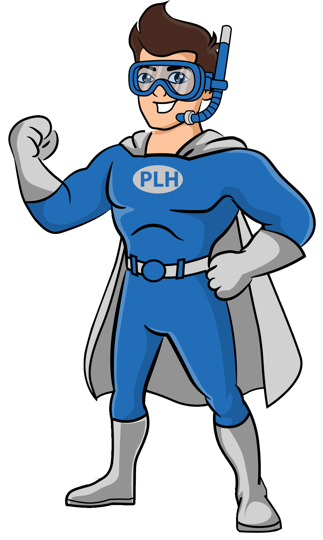 Pool Leak Heroes Mascot