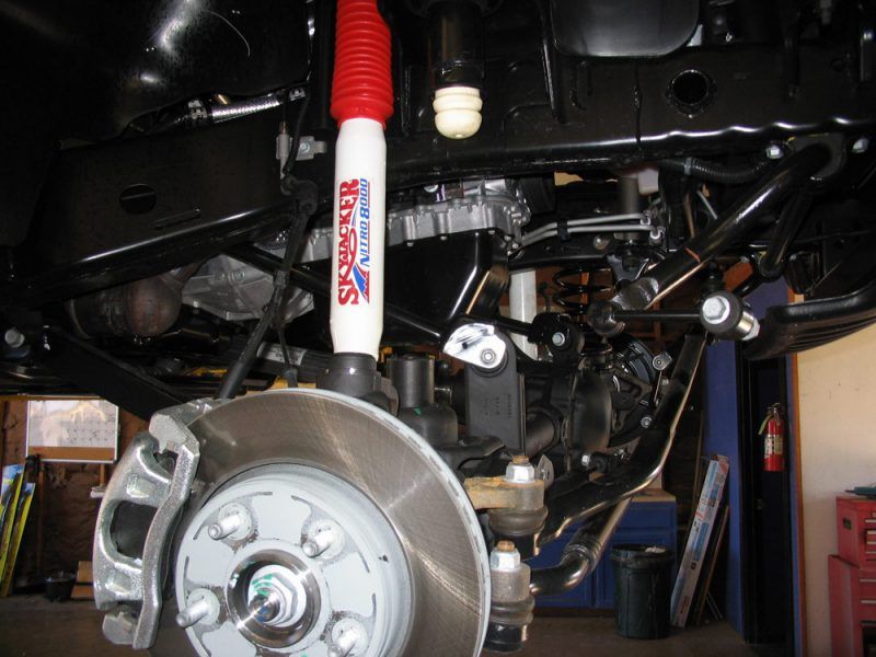 A shock absorber with the word shock on it