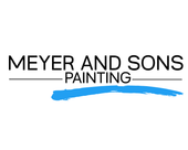 LocalSplash Painter logo with house and paint drips in blue, orange, and white